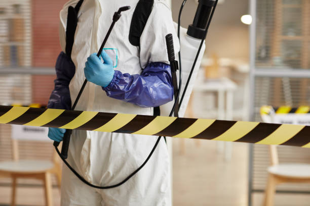 Professional Biohazard Cleanup technician working in Plainfield, IL